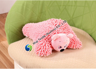 Милая подушка Microfiber синеля шаржа, красный розовый валик софы для остальных