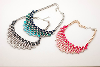Цветные ювелирные изделия ручной работы ожерелья, ручной шеи Cahins (JNL0003)