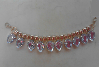 Фасонируйте ясному стразу handmade ожерелье с SGS стеклянной бусины
